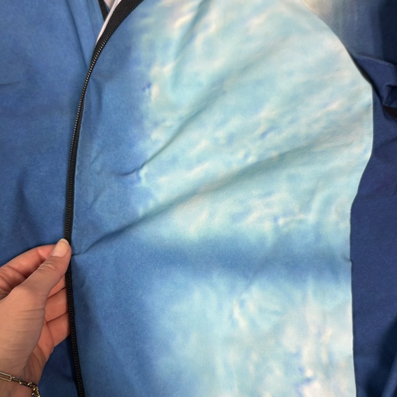 Theory Kick Pool Print Turner Shell Jacket windbreaker Size S/P - Picture 5 of 5